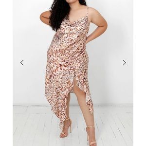 Plus size slip dress